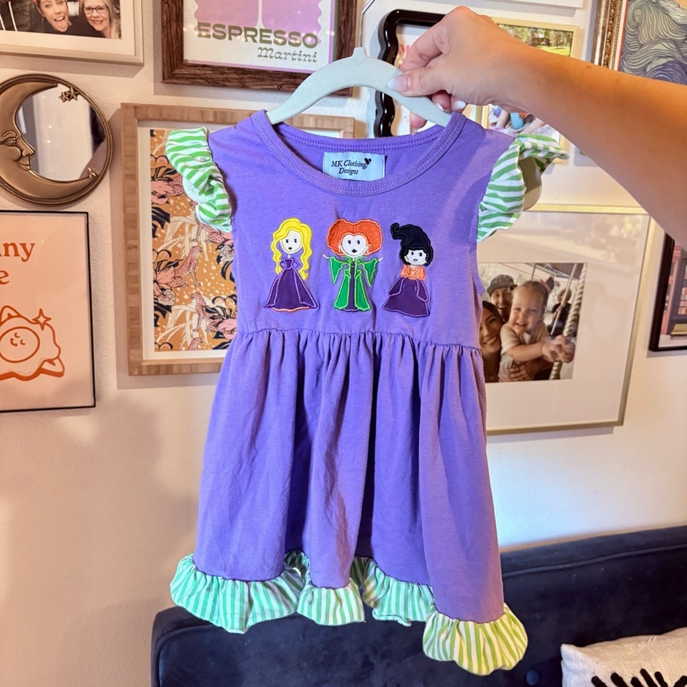 Hocus Pocus Embroidered Halloween Dress